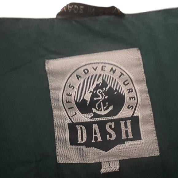 Vintage Men's Retro DASH Lifes Adventures Down Filled Ski Tan Jacket, Size Large - Picture 10 of 16